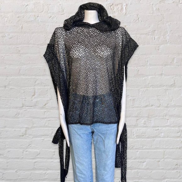 COSMO & DONATO AVANT GARDE MESH HOODIE - Picture 1 of 4